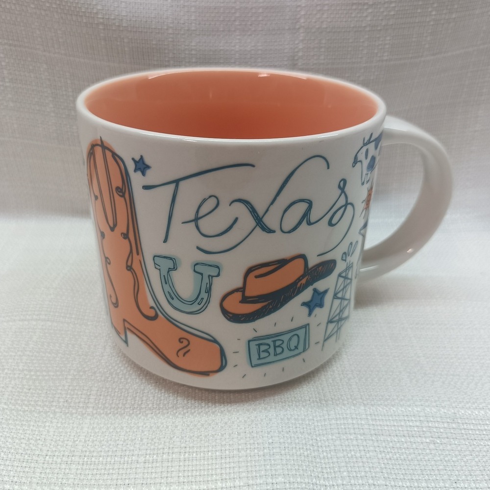 2022 Starbucks Been There Series Texas Lone Star 14oz‎ Ceramic Mug Coffee Cup